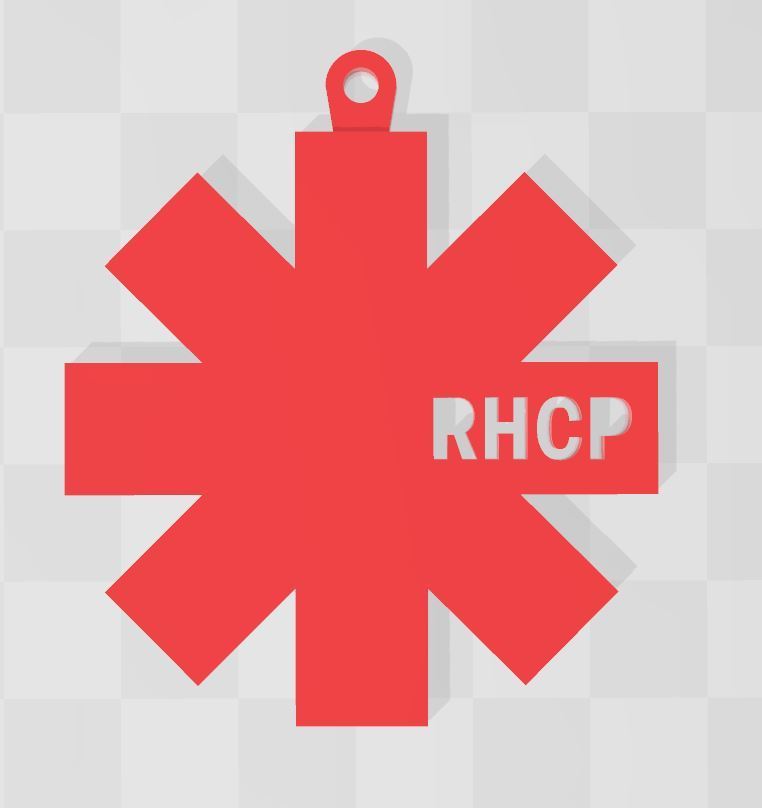 🥵 red hot chili peppers keychain・ STL File for 3D printing・Cults
